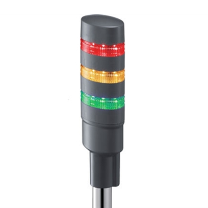 LED PWR POLE BASE 3TIER RYG